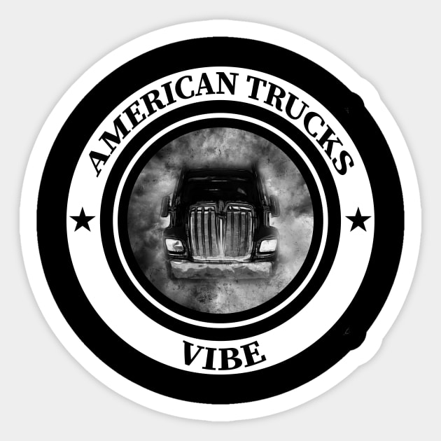 american truck Sticker by ElArrogante